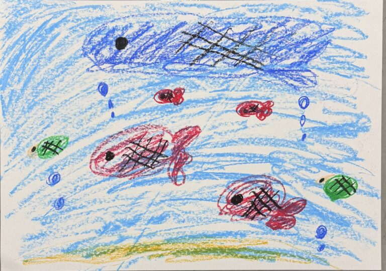 飾りつけのお手伝いの絵